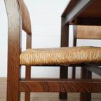 Martin Visser Dining Set In Wengé Wood And Paper Cord thumbnail 6
