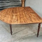 Antieke Tafel Eettafel Franse Wandtafel thumbnail 15