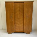 Vintage Kledingkast J`60 3 Deurs Demontabel Hang/leg thumbnail 3