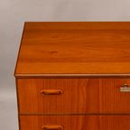 Deens Design Teak Hoge Ladekast, 1960s thumbnail 9