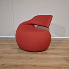 Leolux Gisa Draaifauteuil - Rood - Stof - Design - Zgan thumbnail 8