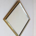 Belgo Chrome Diagonal Hanging Mirror, 1970S. thumbnail 14