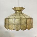 Vintage Mother Of Pearl Hanging Lamp 1970S thumbnail 10