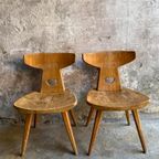 Scandinavisch Design Pine Houten Stoelen (2) Kielland-Brandt thumbnail 7