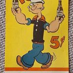 Vintage Usa Tinplate, Tin Sign, Reclamebord Van Popeye thumbnail 2