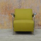 Zganieuw Limekleurige Leolux Scylla Design Fauteuil thumbnail 2