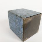 Vintage - Kubusvormig Vaasje - Fat Lava - Attr. Pieter Groeneveldt - 60'S thumbnail 4