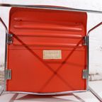 Industrieel Vintage David Rowland 40/4 Stoelen Oranje thumbnail 13