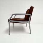Fauteuil Met Voetenbank Toegeschreven Aan Gispen, 1960's thumbnail 10