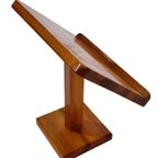 Vintage Grenenhouten Boekenstandaard / Magazine Jaren 70 thumbnail 11