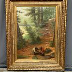 Jules Van Keirsbilck (1833-1896). “Bos Landschap”. thumbnail 9