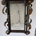 Amsterdamse School Art Deco Hal Lantaarn. thumbnail 2