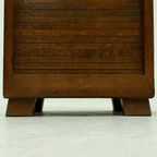 Art Deco Tambour Door Cabinet 1920s thumbnail 4