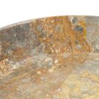 Prachtige Zware Grote Marmeren Fruitschaal Xl Natuursteen 40cm thumbnail 8