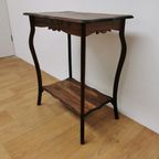Landelijk Antiek Brocante Bijzettafeltje Plantentafeltje thumbnail 13