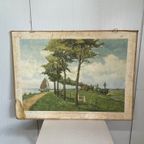 Brocante Schoolplaat Haarlemmermeer Vintage Wandkaart thumbnail 2