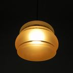 Art Deco Hanglamp Met Roze Glazen Kap, Jaren 30 thumbnail 8