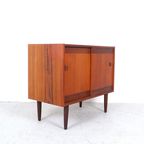 Klein Teak Dressoir Met Schuifdeurtjes thumbnail 4