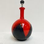 Bolvormige Keramische Lamp In West Germany Stijl, 1960's thumbnail 4