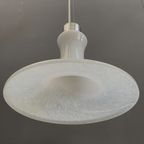 White Glass Pendant Lamp 1980S thumbnail 6