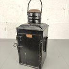 Oude Zwarte Scheepslamp thumbnail 6