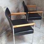 Set Van 2 Vintage Fauteuils Thereca Bauhaus Stijl Fauteuils thumbnail 5