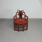 French Chinois Altar Chairs And Side Table thumbnail 12