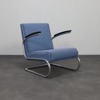 Buisframe Fauteuil S411 - W.h. Gispen Voor Mücke Melder, 1960s thumbnail 2