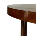Vintage Houten Ronde Salontafel Jaren 60 Design thumbnail 8