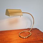 Grote Koperen Bureaulamp, Cosack Leuchten, 1970 thumbnail 5