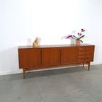 Vintage Teak Fineer Dressoir Met Lades thumbnail 18