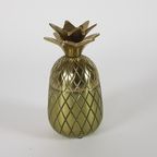 Ananas - Ikea - Model Vindflakt - Koper - Aluminium - Hollywood Regency Stijl thumbnail 2