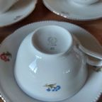 7 Delig Jaren 40 Servies Van <<<brand>>>, Heel Dun Porselein thumbnail 5