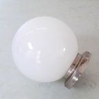 Grote Bol Lamp – Art Deco – <<<brand>>>-jaren 30 – Opaal Glas Doorsnede 35 Cm (rc09) thumbnail 5