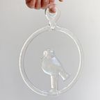 Kosta Glazen Raamhanger / Suncatcher Van Een Vogel, Scandinavisch Glas thumbnail 3