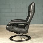 Vintage Draaifauteuil Met Voetsteun – Recliner – Jaren 80 thumbnail 8