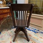Antieke Fauteuil Met Draaimechanisme. thumbnail 2