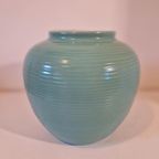 Adco Mintgroene Vintage Vaas Jaren 50 / 60 Design thumbnail 3