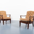 Pair Swedish Modern Lounge Armchairs / Fauteuil From Engens, 1970’S thumbnail 2