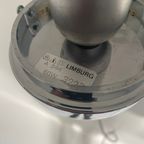 Glashutte Limburg - Chromed Wall Sconce With Glass Top - In Great Condition thumbnail 9