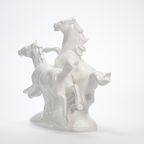 Lippelsdorf Porseleinen Beeldje Wilde Paarden thumbnail 9