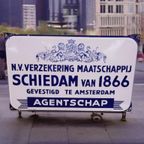 Emaille Bord N.V. Verzekering Maatschappij Schiedam Van 1866 thumbnail 9