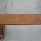 Luxe Antieke Halbank/ Bank Uit Frankrijk Voor Aan De Eettafel Met Prachtige Originele Details thumbnail 7