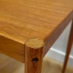 Vintage Mimiset Nesting Bijzettafeltjes Bijzettafels Tafel Salontafel Teak thumbnail 3