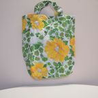 Handgemaakte Tote Tas Gele Bloemen thumbnail 2