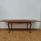 Vintage Landelijke Eettafel Eetkamertafel Uitschuifbaar 011 thumbnail 10