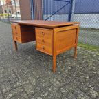 Arne Vodder Voor Gv Møbler - Teak Bureau thumbnail 3