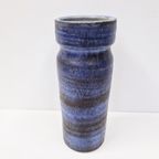 Vintage Blue Dutch Brutalist Vase thumbnail 3