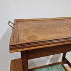 Antieke Theetafel Wijntafel Trolley Artdeco Art Nouveau thumbnail 5
