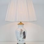 Vintage Haruo Momoki Franklin Porselein Tafellamp 80 Japandi thumbnail 10